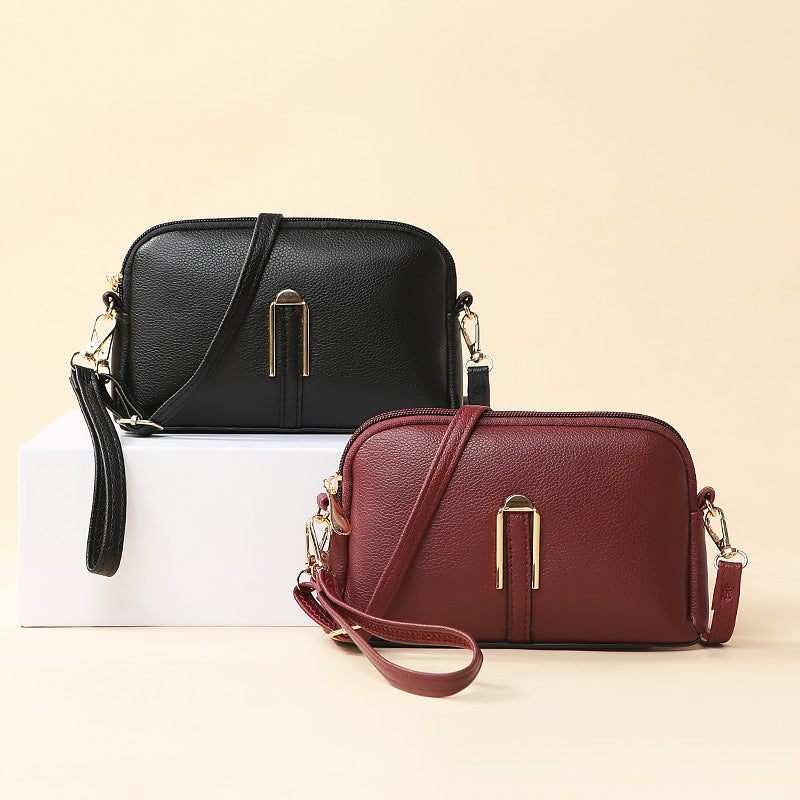 Women's Soft Leather Mother Korean Style Fashion Shoulder Bags