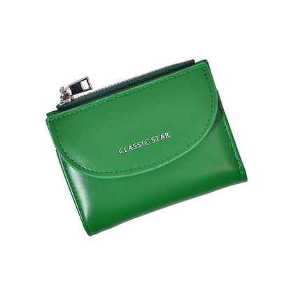 Women's Korean Style Solid Color Simple Ladies Wallets