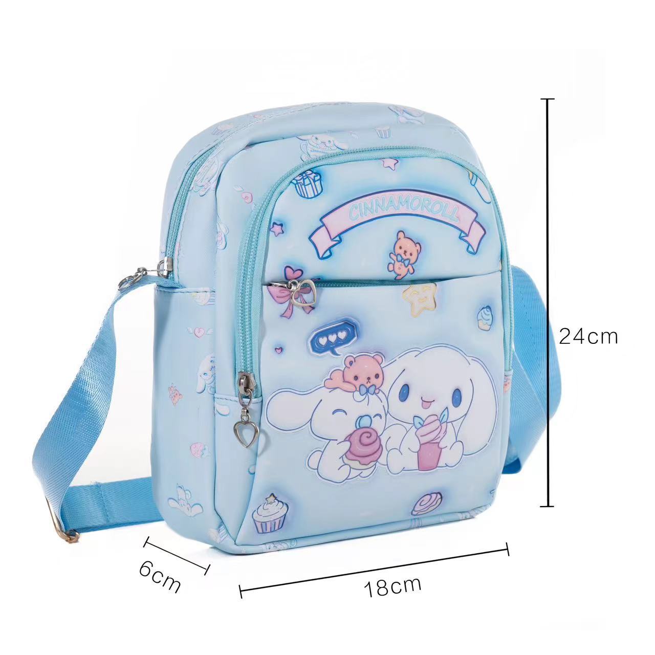 Sacs à bandoulière pour enfants Pacha White Clow Melody Polyvalent Dessin animé pour enfants