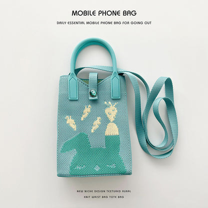 Innovative Cartoon Bear Mini Cell Design Handbags