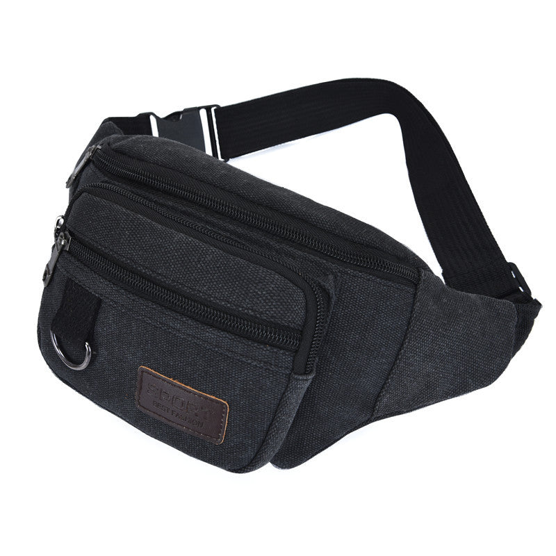 Women's & Men's & Canvas Large Capacity Business Men's Waist Packs