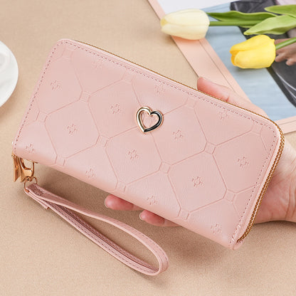 Charming Long Double Layer Zipper Fashion Handbags