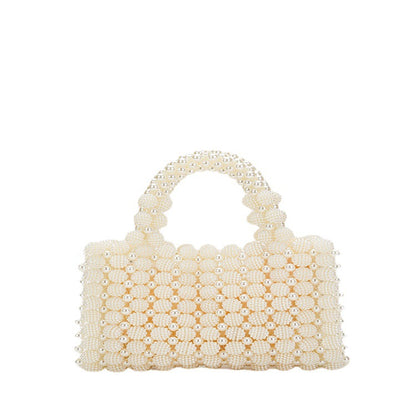 Waxberry Ball Pearl Dinner Dress Hand-woven Design Handbags