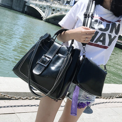 Women's Spring Korean Style Fashion Trendy Two-piece Handbags