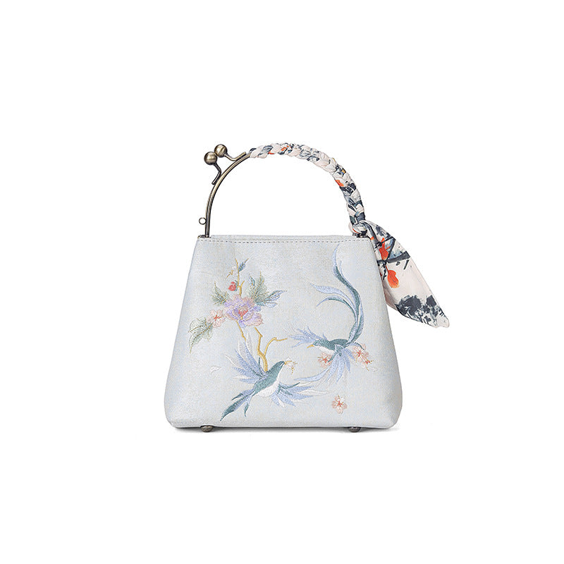 Ancient Style Cheongsam Banquet Clutch Silk Handbags