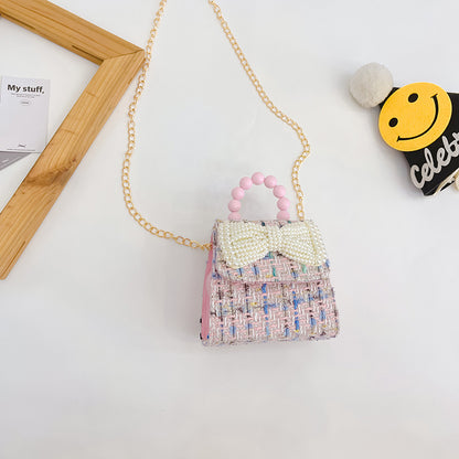 Style Chain Small Square Cartoon Bunny Children's Shoulder Bags