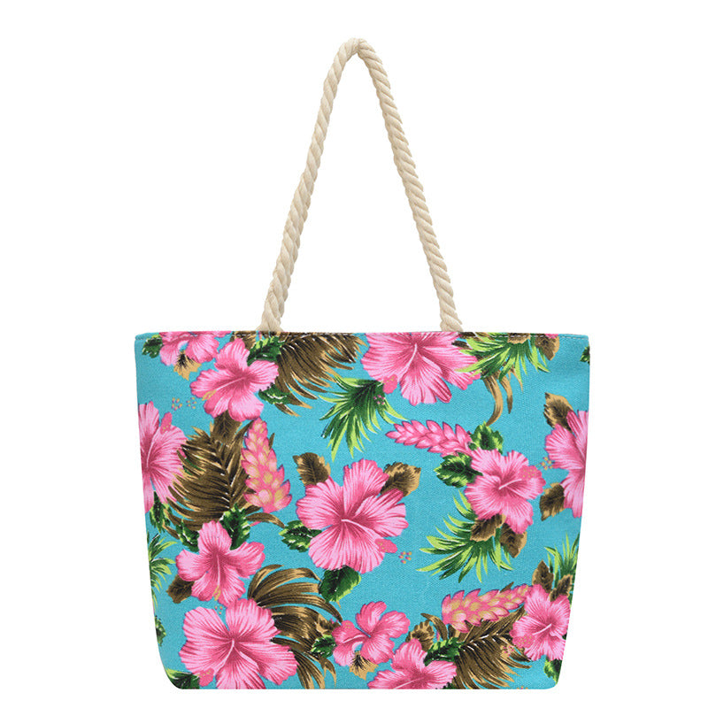 Women's Flower Cloth Fashion Ethnic Style Large Shoulder Bags