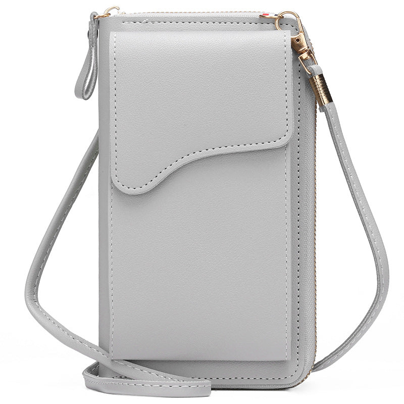 Sacs pour téléphone portable longs de grande capacité de style coréen pour femmes