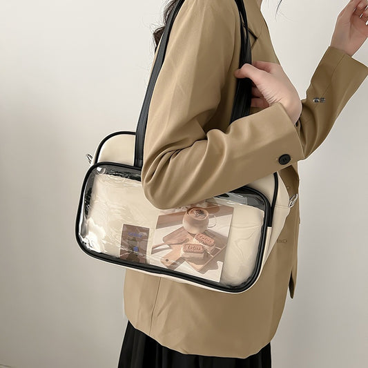 Sacs à bandoulière carrés tendance en cuir souple pour femmes, grande capacité