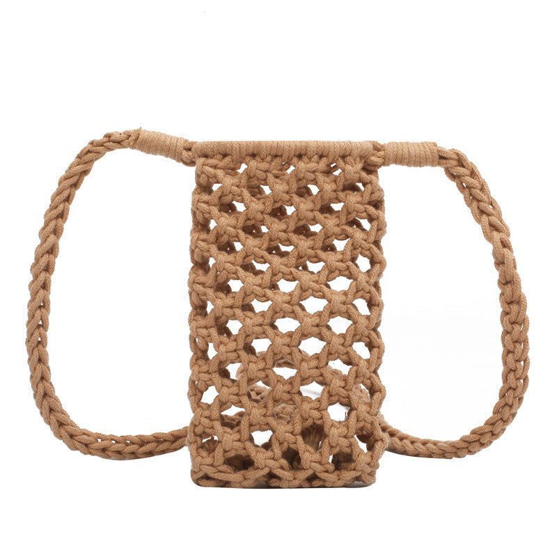 Fashion Popular Woven Summer Cotton String Crossbody Bags