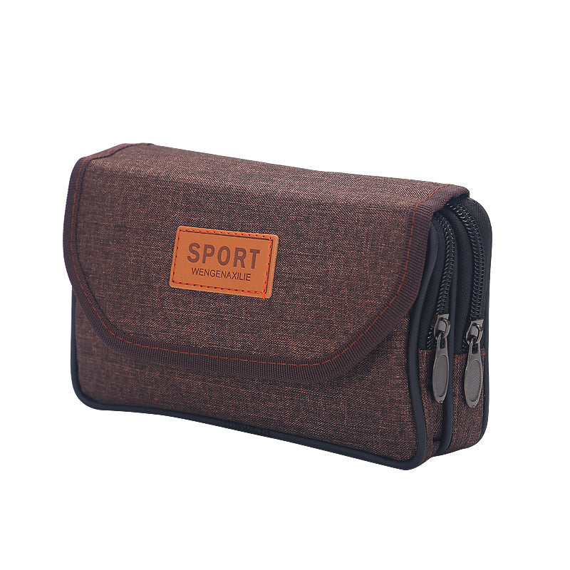 Men's Waterproof Oxford Cloth Stall Mobile Men's Waist Packs