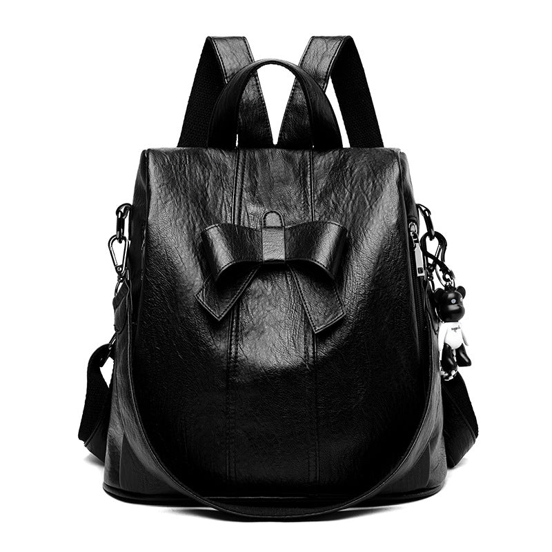 Women's Trendy Korean Fashion Multipurpose Cute Bow Backpacks