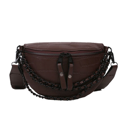 Women's Fashion Korean Wide Strap Mobile Waist Packs