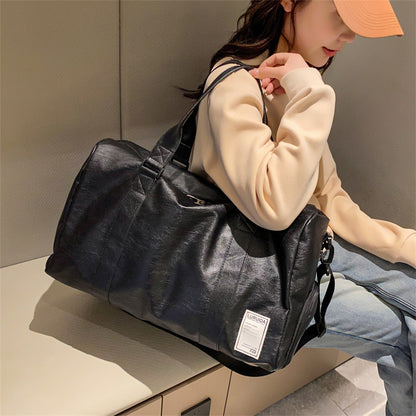 Women's & Men's & Fashion Out Dry Wet Separation Leather Bags