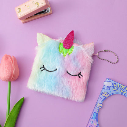 Cadeaux de licorne de dessin animé pour enfants Sacs-cadeaux en peluche