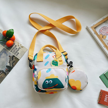 Sacs à bandoulière mignons pour enfants de style occidental de mode de dinosaure de dessin animé pour enfants