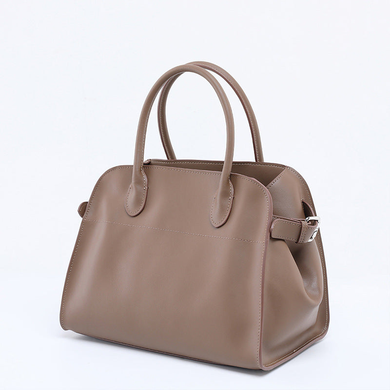 Women's Large Capacity Totes Genuine Leather Commute Handbags