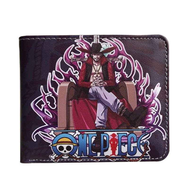 Anime One Piece Short Unisex Leather Ladies Wallets