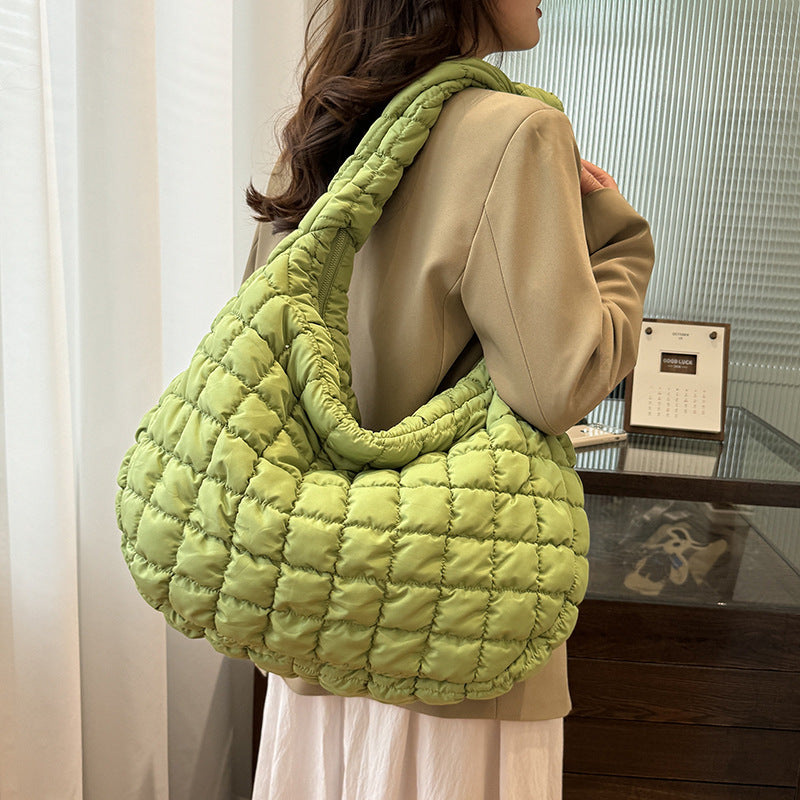 Women's Fashion Down Jacket Size Large Dumpling Crossbody Bags