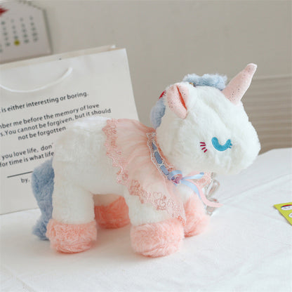 Children's Cartoon Lolita Unicorn Cute Animal Plush Crossbody Bags