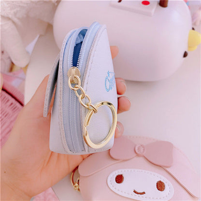 Heart Cartoon Creative Simple Portable Storage Ladies Wallets