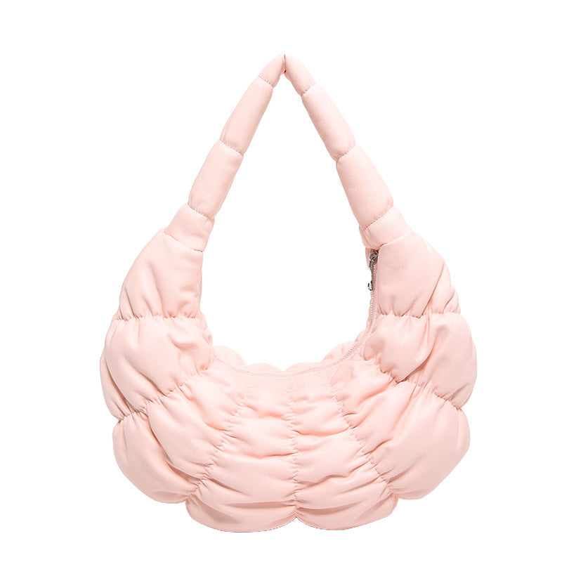 Underarm Pleated Cloud Fashion Ode Dumpling Bags