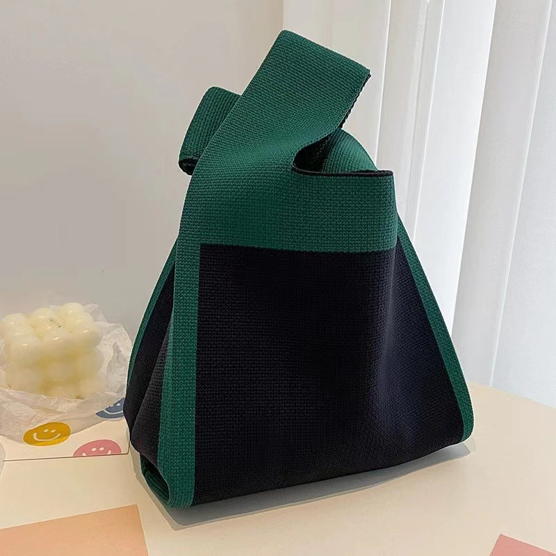 Women's Wool Version Hand Carrying Box Handbags