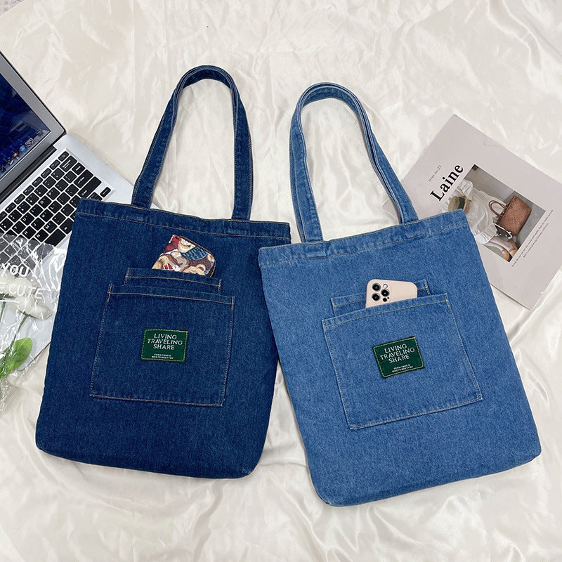 Female Mori Style Street Shopping Canvas Bags