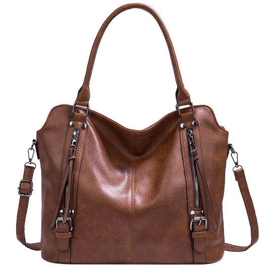 Women's Large Portable Tote Soft Leather Capacity Handbags