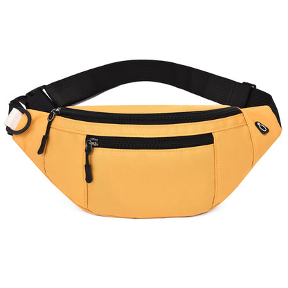 Women's & Men's Korean Style Fashionable Simple Multifunctional Oxford Cloth Waist Packs