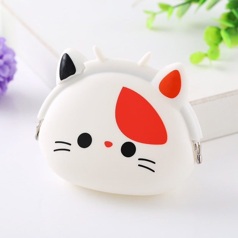 Animal Cartoon Clip Silicone Elderly Cute Coin Purses