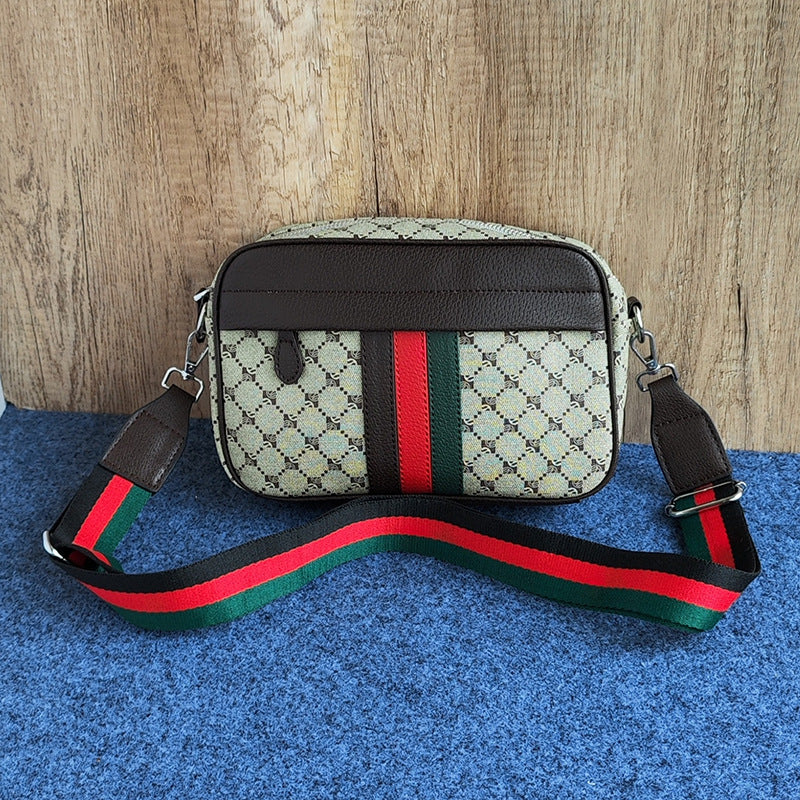 Men's Korean Fashion Trendy Business Horizontal Green Men's Messenger Bags