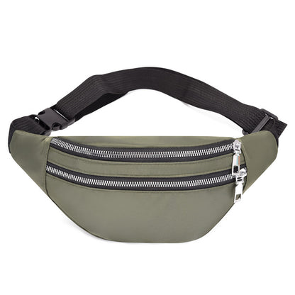 Waterproof Korean Style Fashion Large Capacity Men's Waist Packs