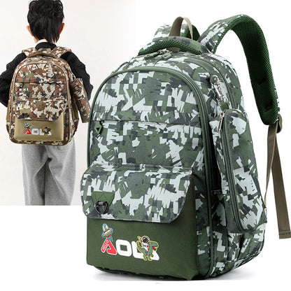 Primary Male Grade Boy Super Lightweight Elementary School Students' Schoolbags