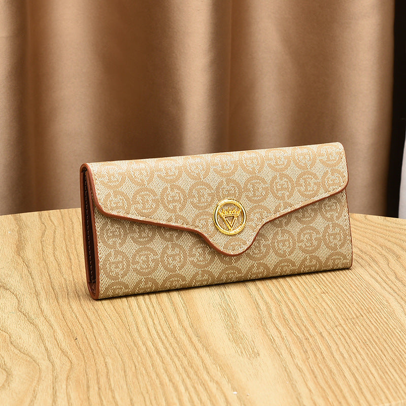 Women's Glamorous Unique Fashion Retro Long Ladies Wallets