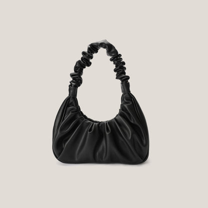 Women's Simple Texture French Pleated Cloud High Sense Handbags