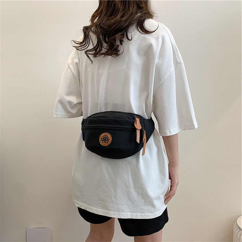 Women's Trendy Small Leisure Nylon Cloth Fashion Waist Packs