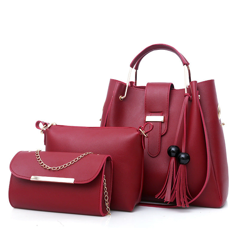 Women's Trendy Versatile Fashion Match Sets Simple Shoulder Bags