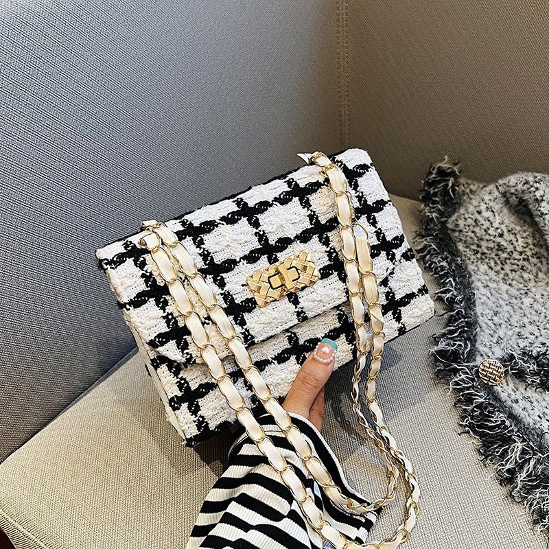 Versatile Minority Fashion Trend Chain Texture Crossbody Bags