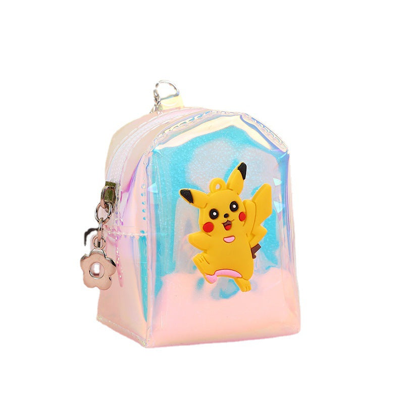 Transparent Jelly Colorful Portable Mini Cartoon Children's Coin Purse