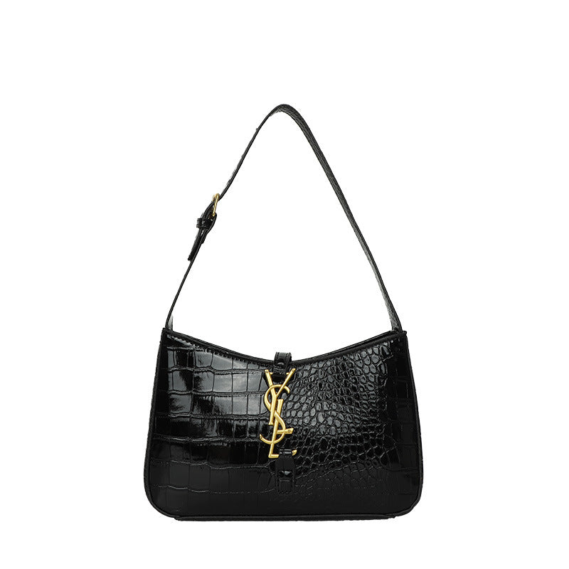 Crocodile Pattern Baguette Today Popular Trendy Shoulder Bags