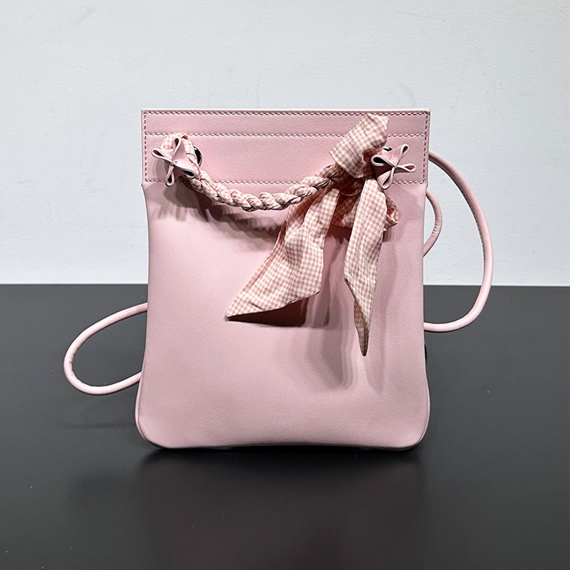 Beautiful Calf Leather Groom Envelope Cloud Crossbody Bags