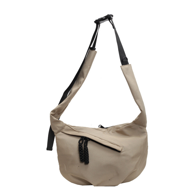 Women's Canvas Simple Fashion Dumpling Large Capacity Crossbody Bags