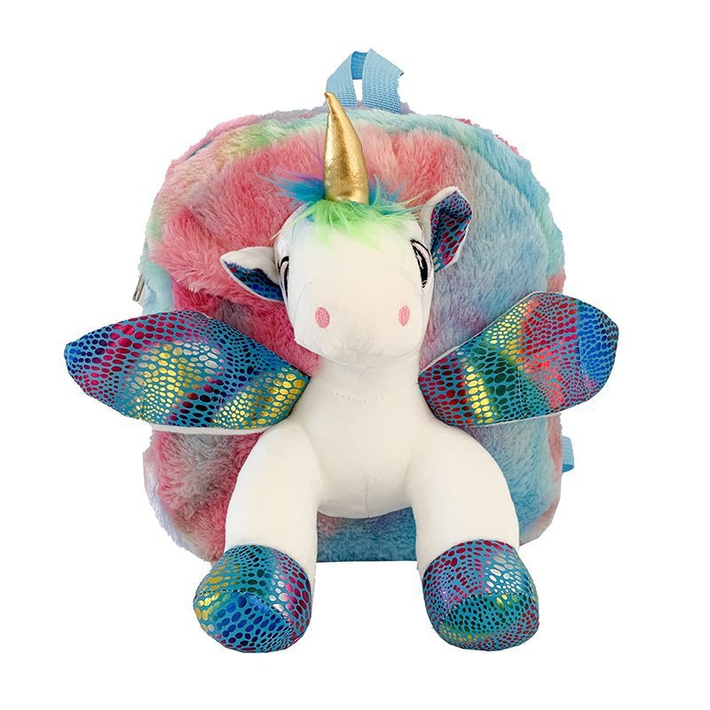 Beautiful Unicorn Plush Cute Cartoon Leisure Children's Backpacks