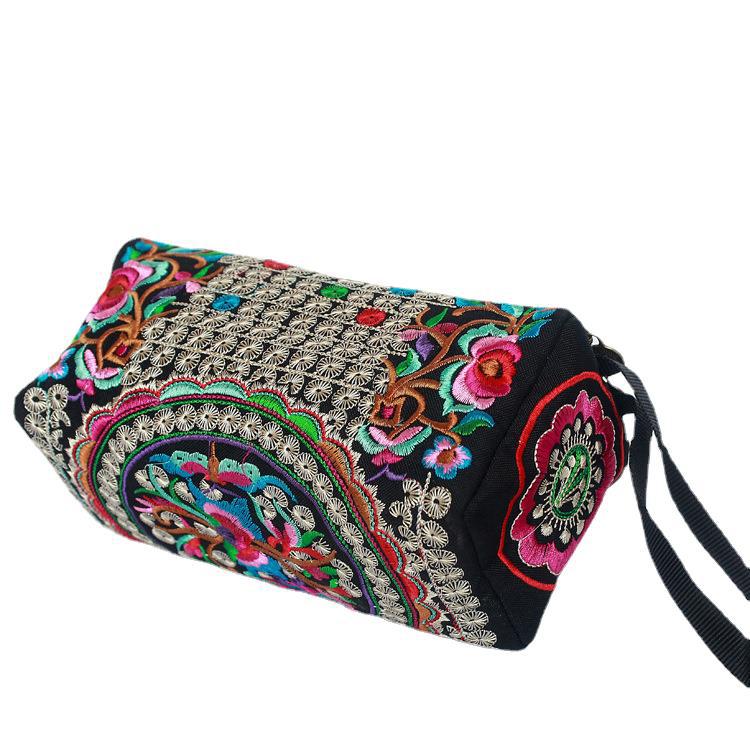 Pochette brodée ethnique du Yunnan Porte-monnaie portable portable