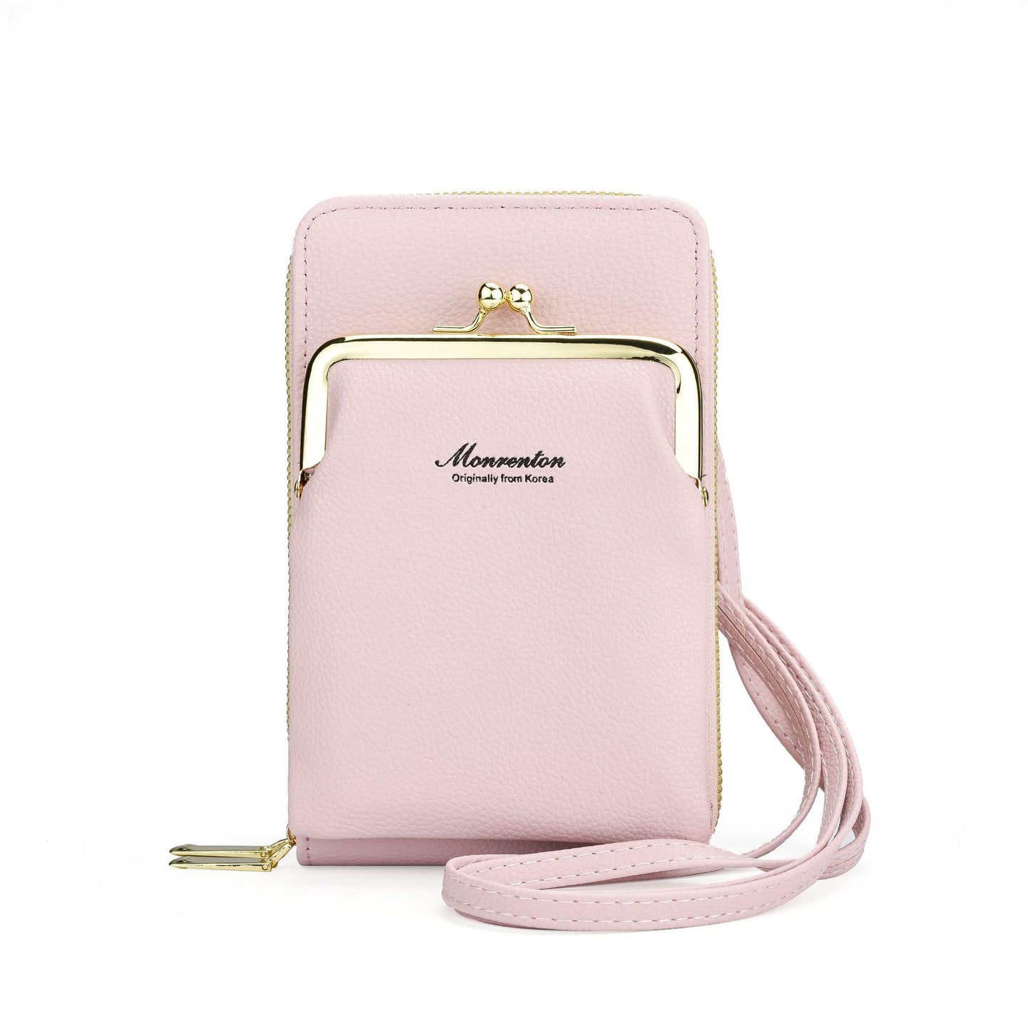 Female Simple Korean Style Double Zipper Ladies Wallets