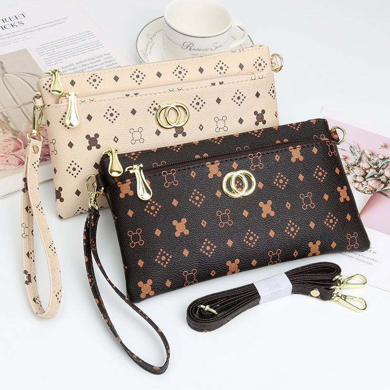 Women's Pattern Cloth Korean Style Fashion Simple Crossbody Bags