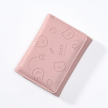 Women's Short Solid Color Simple Cute Ladies Wallets