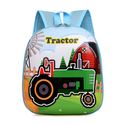 Adorable Engineering Vehicle Super Cool Toy Kindergarten School Bags