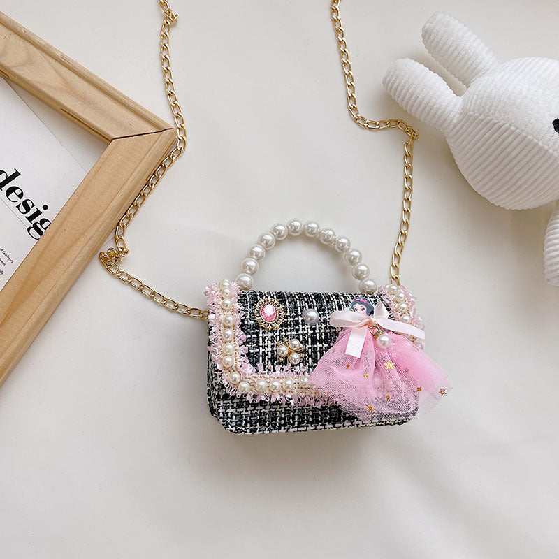 Children's Korean Style Worship Winter Cartoon Princess Children's Shoulder Bags